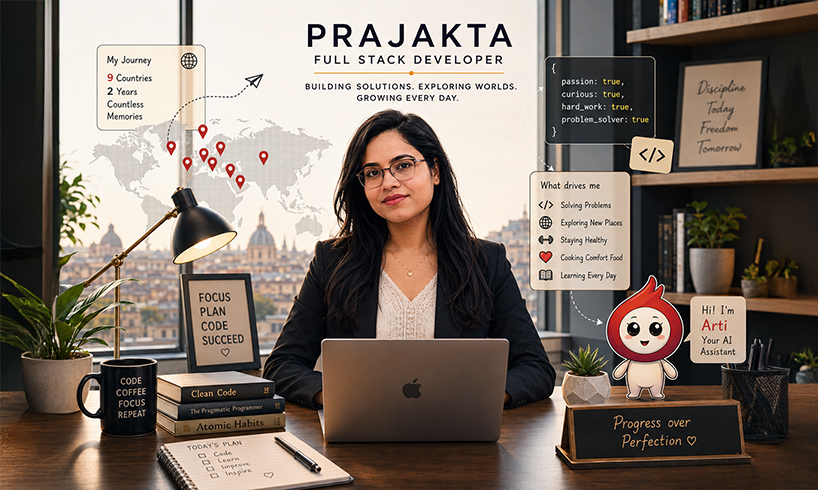 Code, Curiosity, and Continents: Meet Prajakta Charde, Full Stack Developer at Click4Assistance
