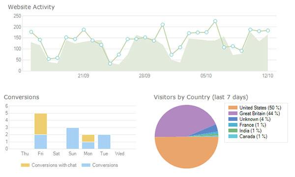 Live Chat on Website: Analytics and Proactives