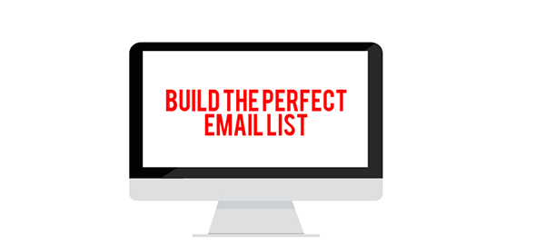 Email list building infographic