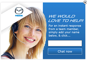 Best Live Chat Proactive - Mazda