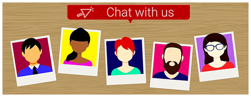 live chat on website routes to relevant department