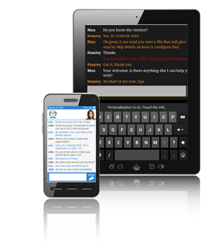 how to add live chat to my website on tablets