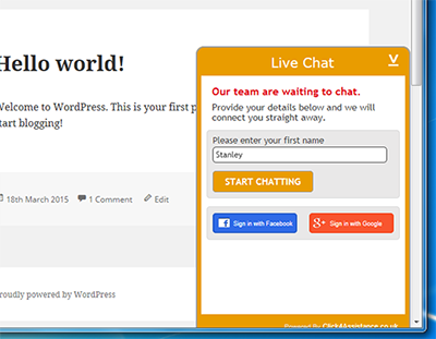 how to add live chat wordpress plugin to my website